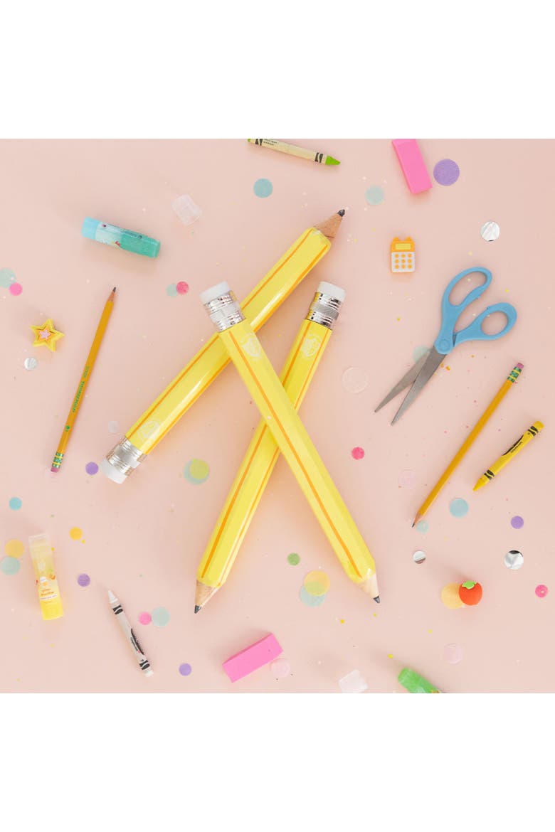 Back to School Yellow #2 Jumbo Pencil, Alternate, color, Assorted Pre-Pack