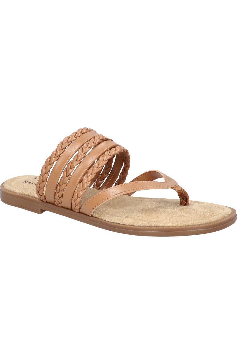 TUSCANY by Easy Street<sup>®</sup> Anji Flip Flop, Main, color, Tan
