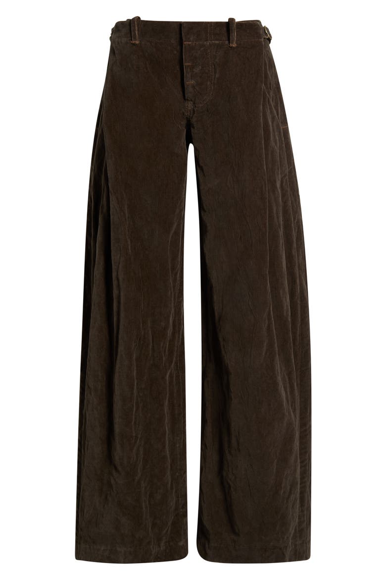 Holding Onto This Velvet Pants, Alternate, color, BROWN