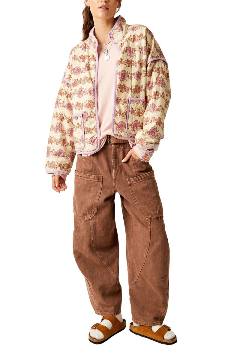 Free People Chloe Print Jacket (Women) | Nordstrom