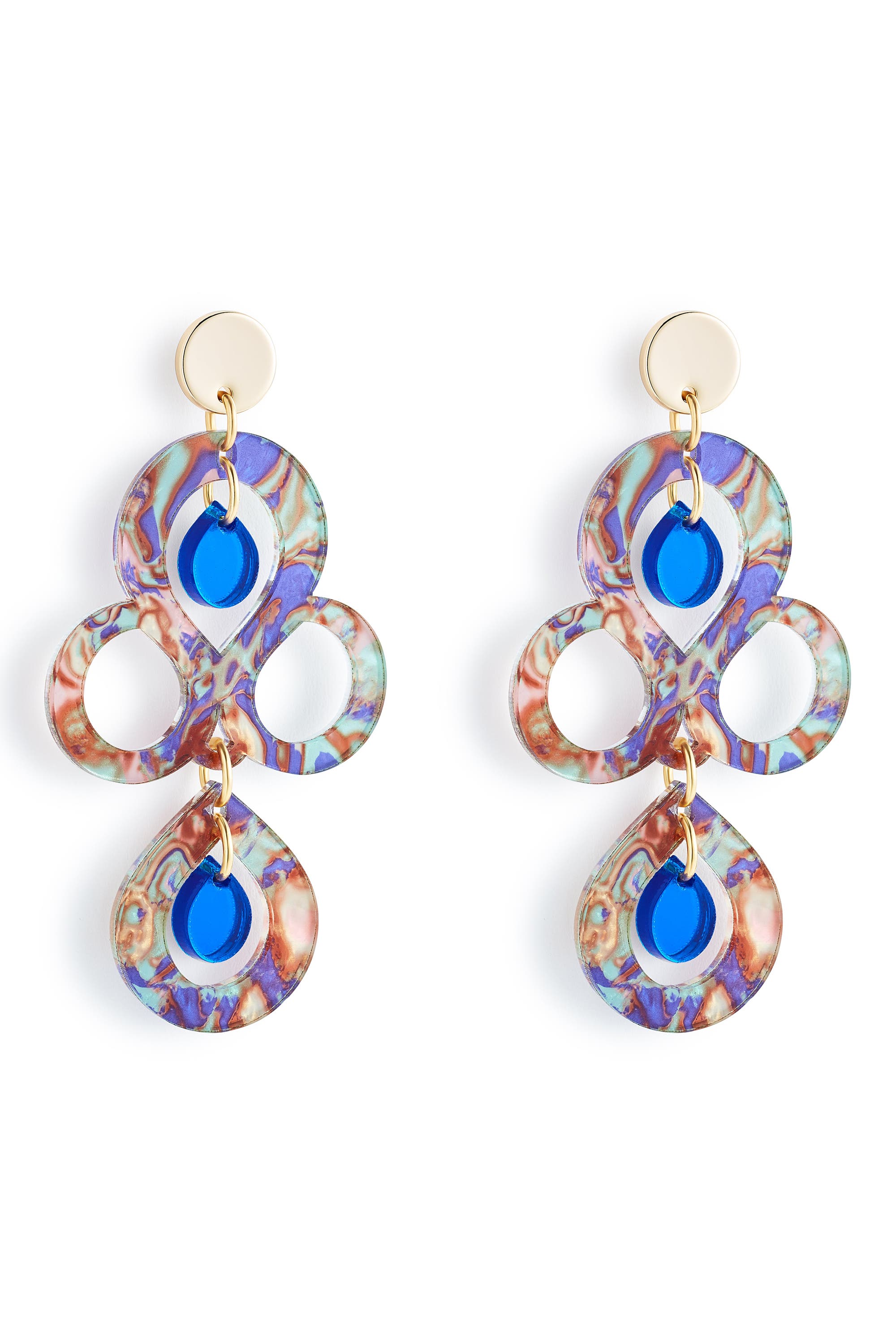 selected Blue Splatter & Blue Mirror