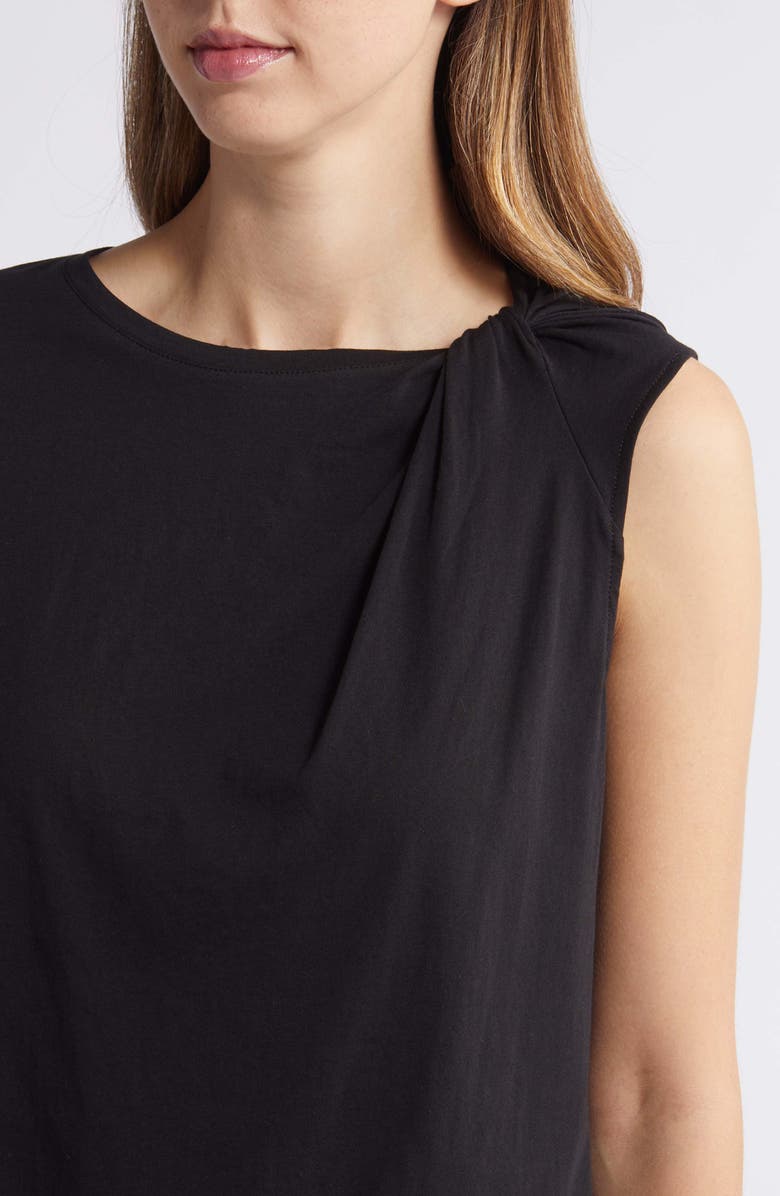 Sanctuary Sun's Out Twist Neck Organic Cotton Tank, Alternate, color, 