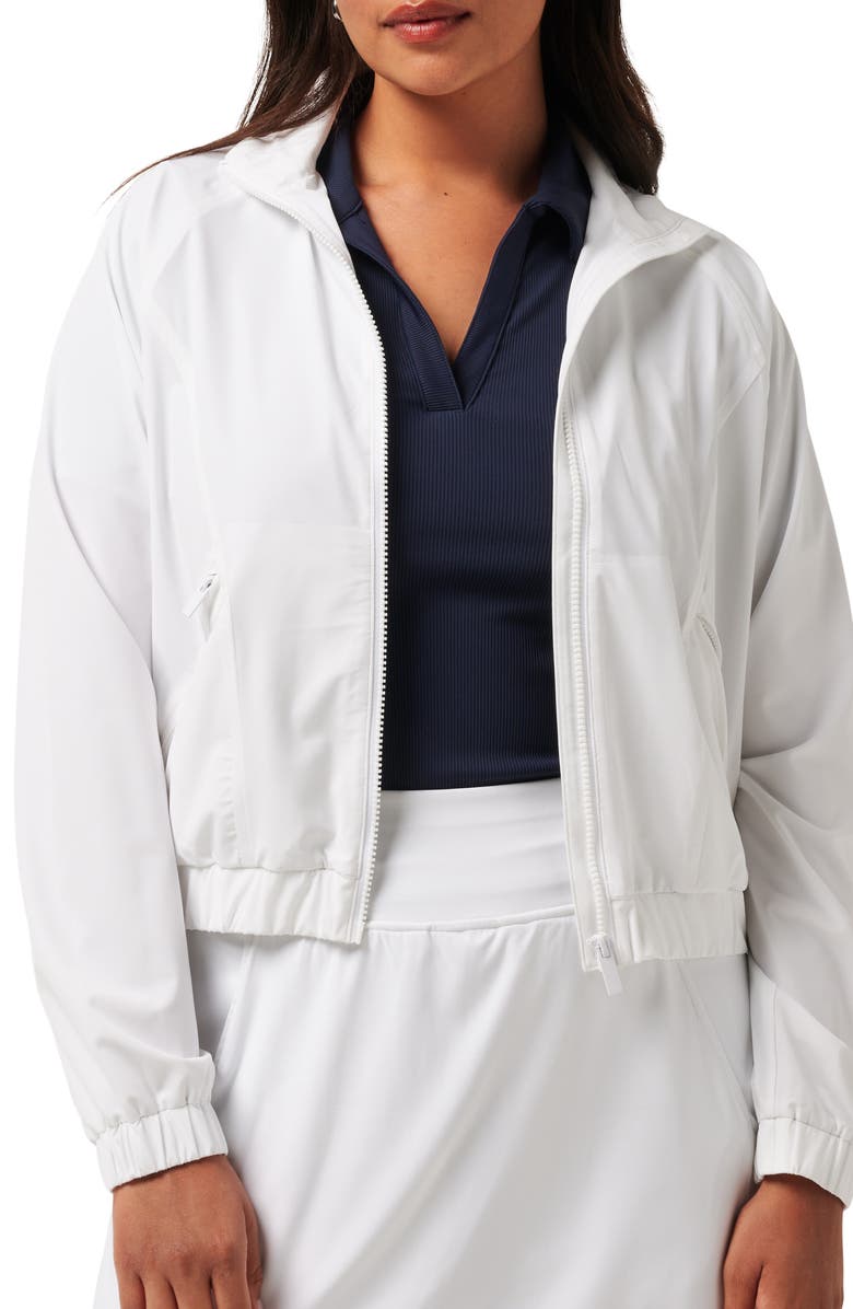 TravisMathew Travel Day Zip Jacket, Main, color, White