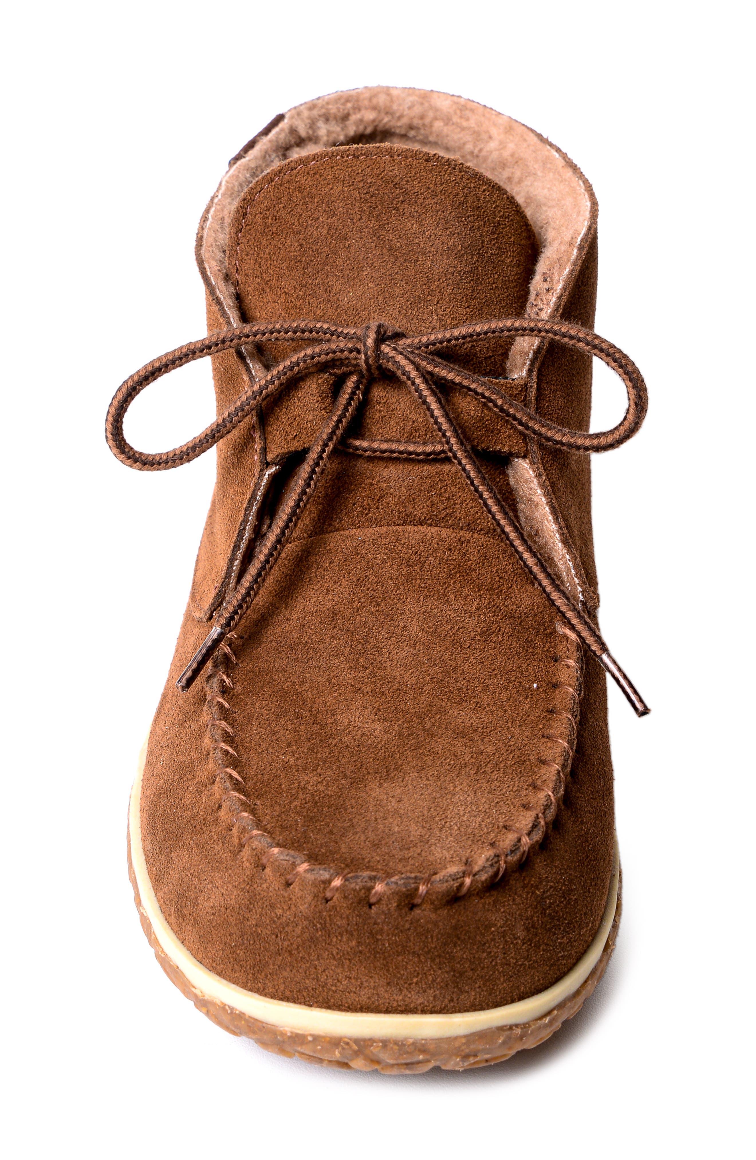 Torrey Berber Fleece Lined Slipper Boot, Alternate, color, WHISKEY