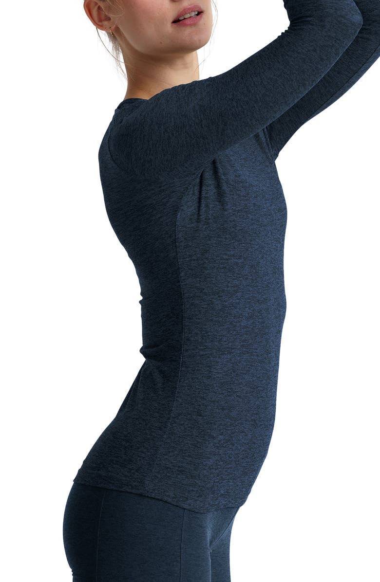 Beyond Yoga Classic Crewneck Pullover, Alternate, color, Nocturnal Navy