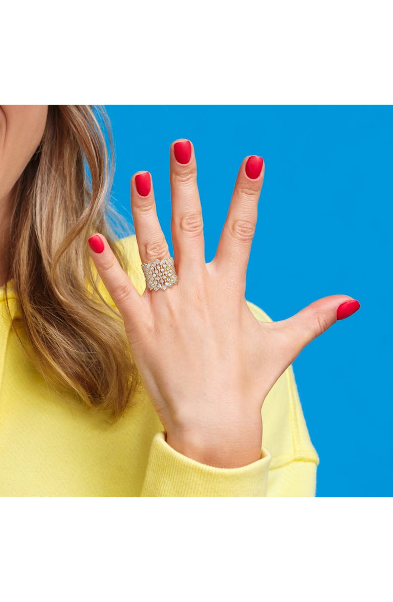 Julianna B. 2-1/3 CTW Lab-Grown Diamond Wide Band 14k, Alternate, color, 