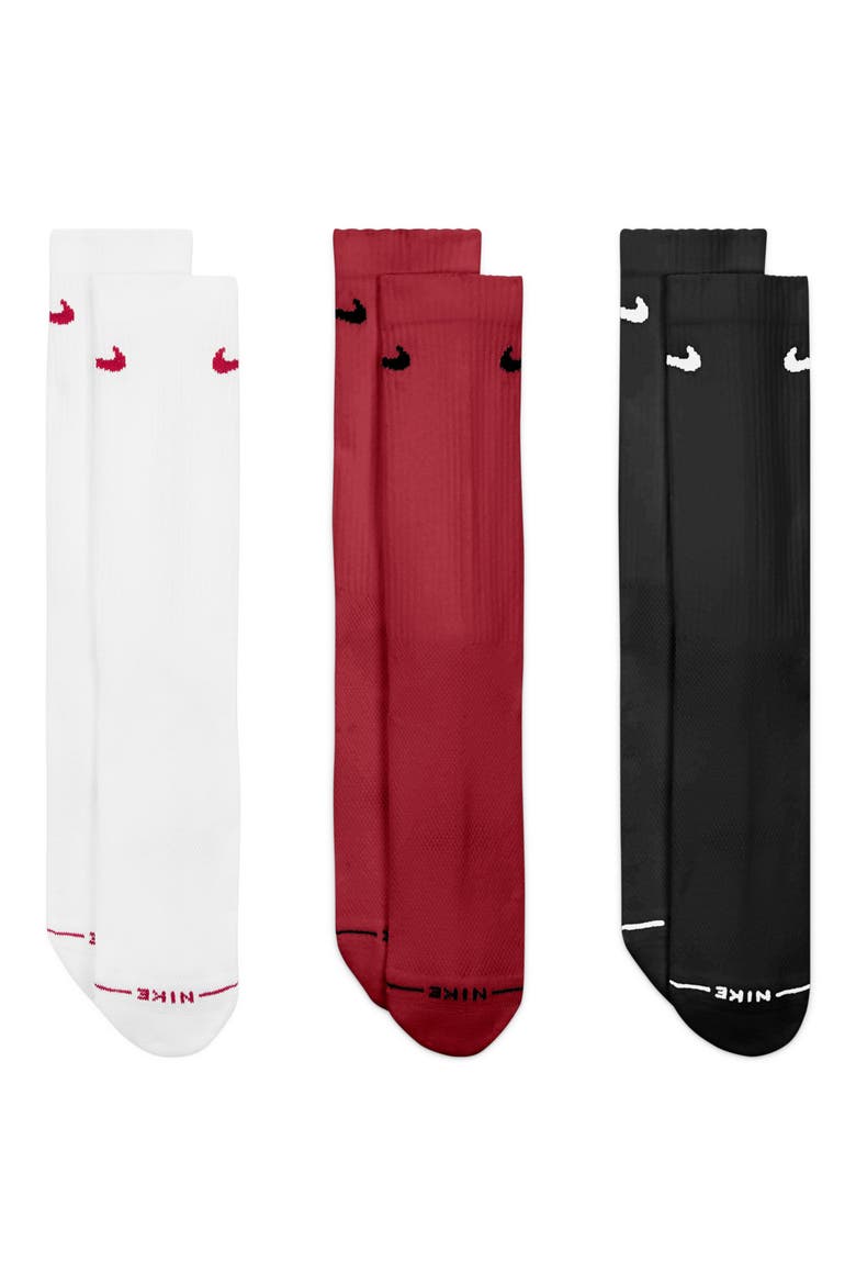 Everyday Elevated Assorted 3-Pack Dri-FIT Cotton Blend Crew Socks, Main, color, 914 MLTCLR