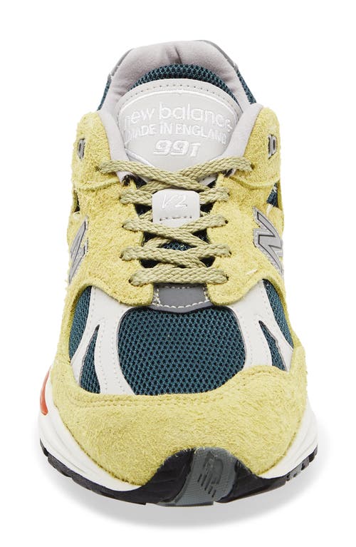 New Balance Made In Uk 991v2 Grape Sorbet Sneakers Beechnut In Multi