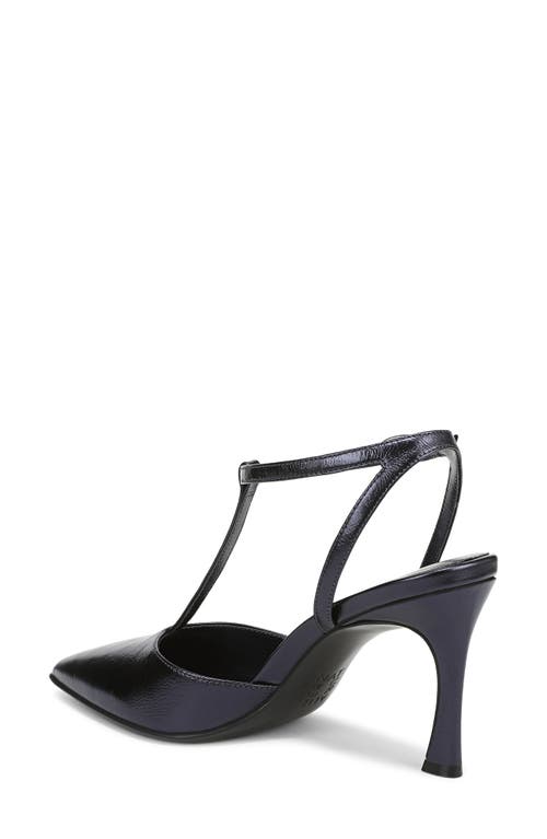 Naturalizer Astrid T-strap Pointed Toe Pump In Blue