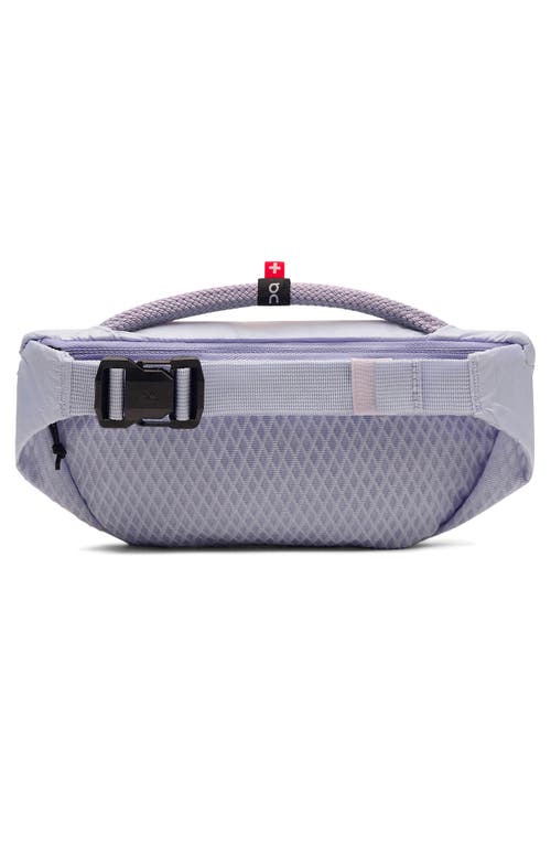 On Nyl Ripstop Belt Bag In Purple