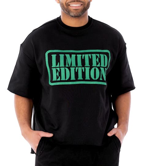 Menswear Limited Edition Split Hem Sweatshirt