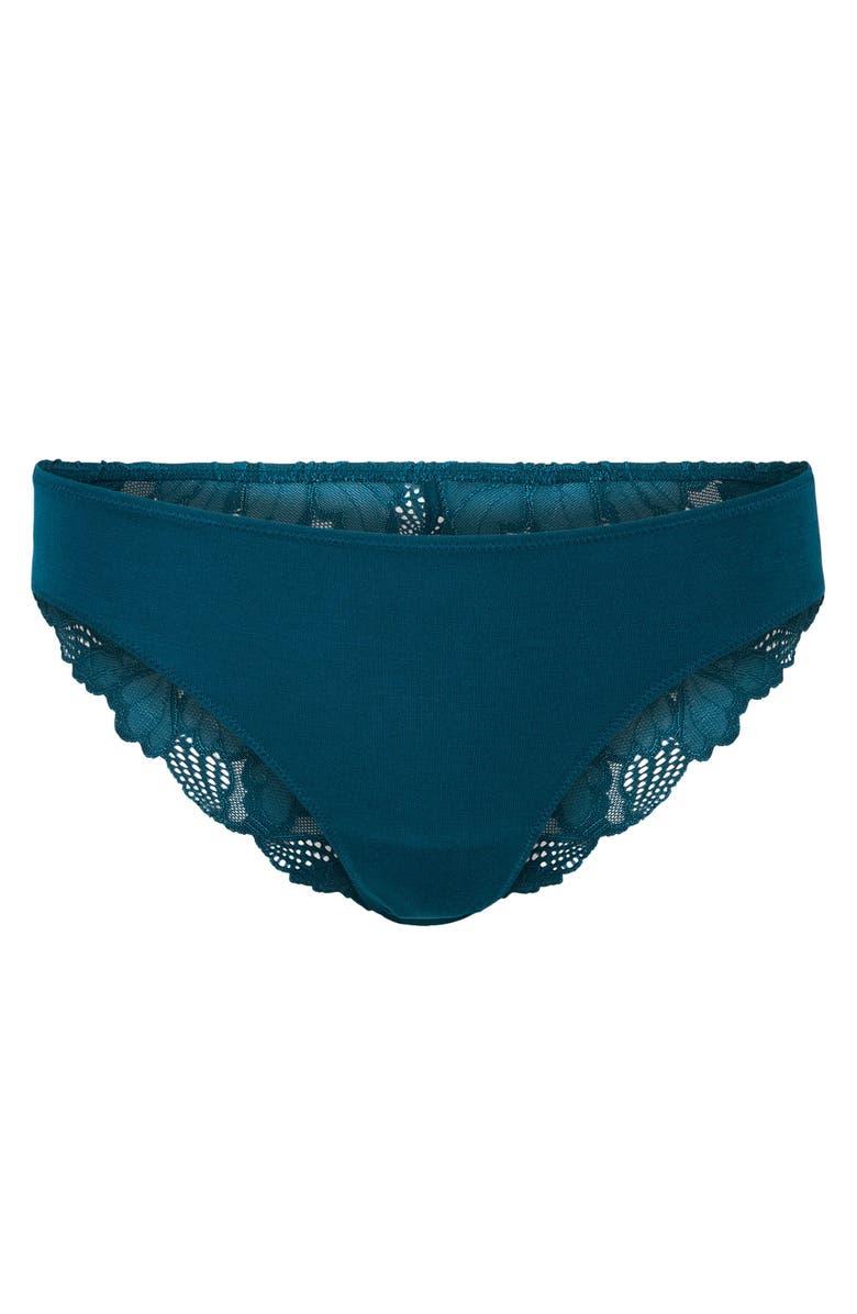 Adore Me Harlowe Bikini Panties, Alternate, color, Legion Blue