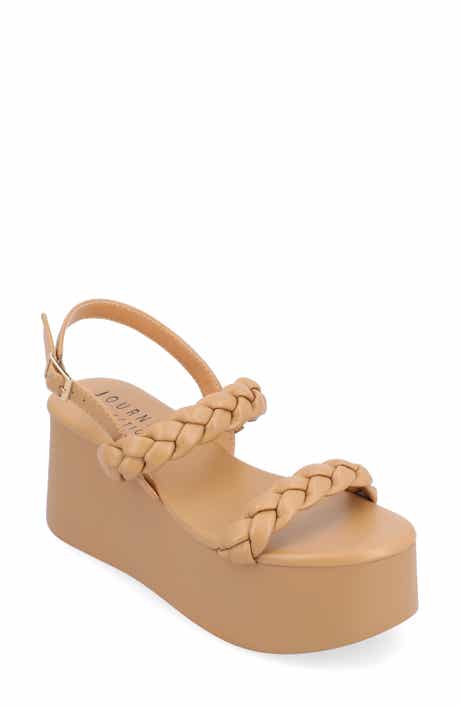 Journee Collection Zannah Braided Platform Sandal