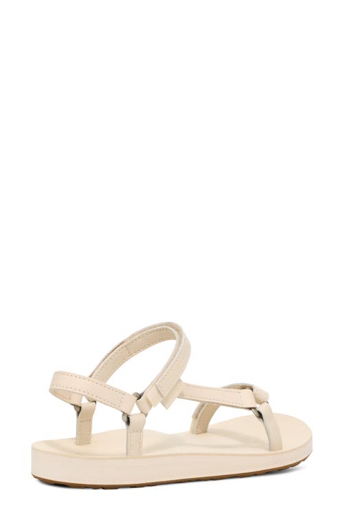 Teva Universal Slim Leather Sandals In Beige
