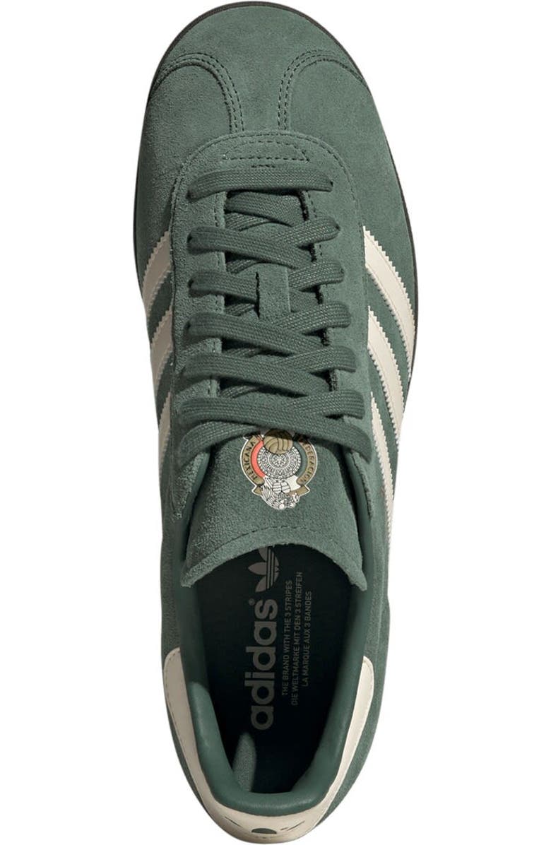 adidas Originals Men's adidas Originals Green Mexico National Team Team Gazelle Shoes, Alternate, color,