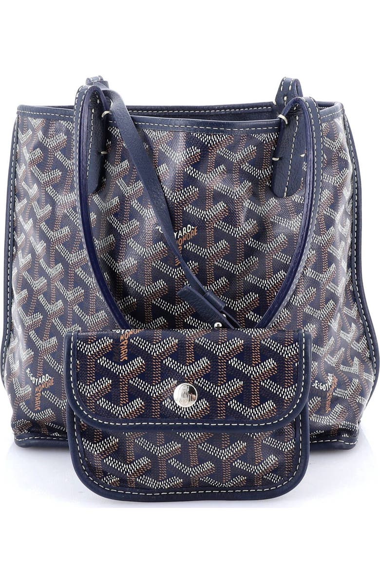 Pre-Owned Goyard Anjou Reversible Tote Coated Canvas Mini, Alternate, color,