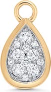 Sara Weinstock Pear Diamond Pendant Charm