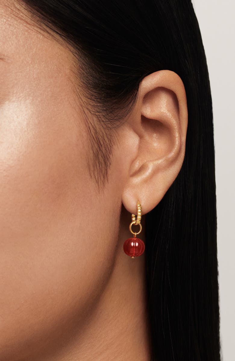 Monica Vinader Lantern Drop Earrings, Alternate, color, Gold Vermeil