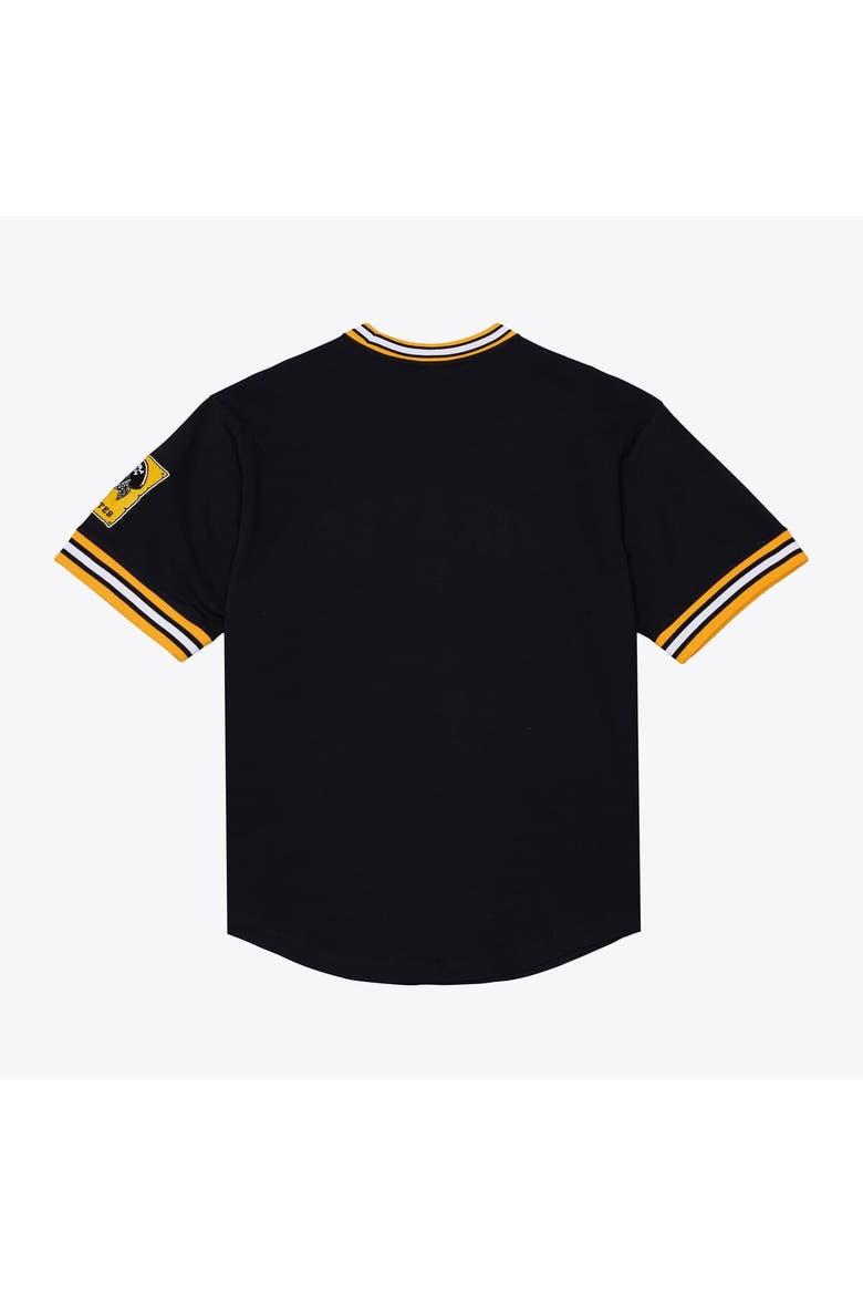 Men's Mitchell & Ness  Black Pittsburgh Pirates Wild Pitch Ringer T-Shirt, Alternate, color, Black