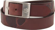 EAGLES WINGS Clemson Tigers Brandish Leather Belt - Brown