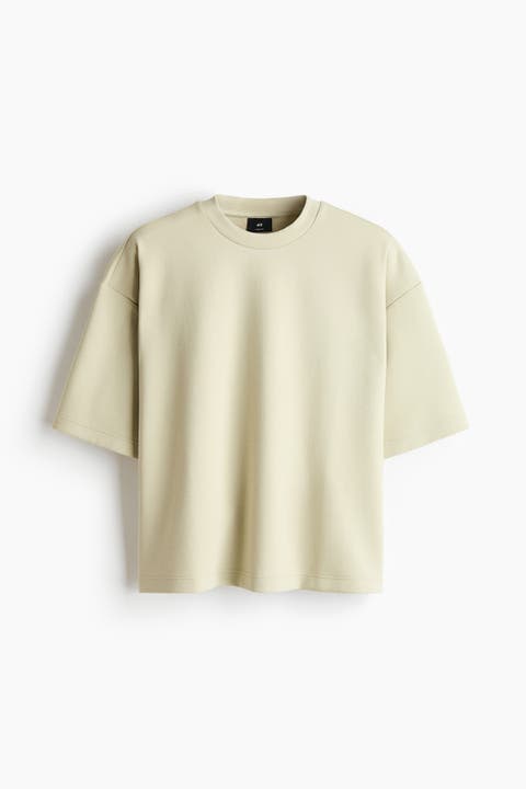 Oversized Fit Scuba Knit T-shirt