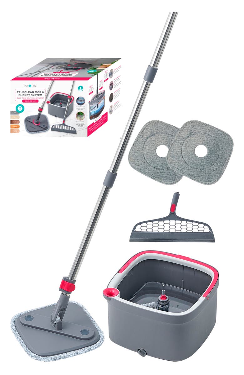 SALAV TrueClean Mop & Bucket System, Main, color, Pink