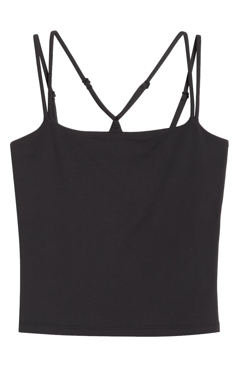 Zella Zen Strappy Camisole, Alternate, color, Black