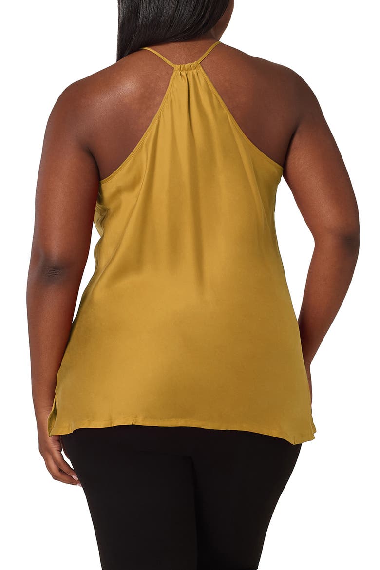 Silk Charmeuse Tank, Alternate, color, GOLD
