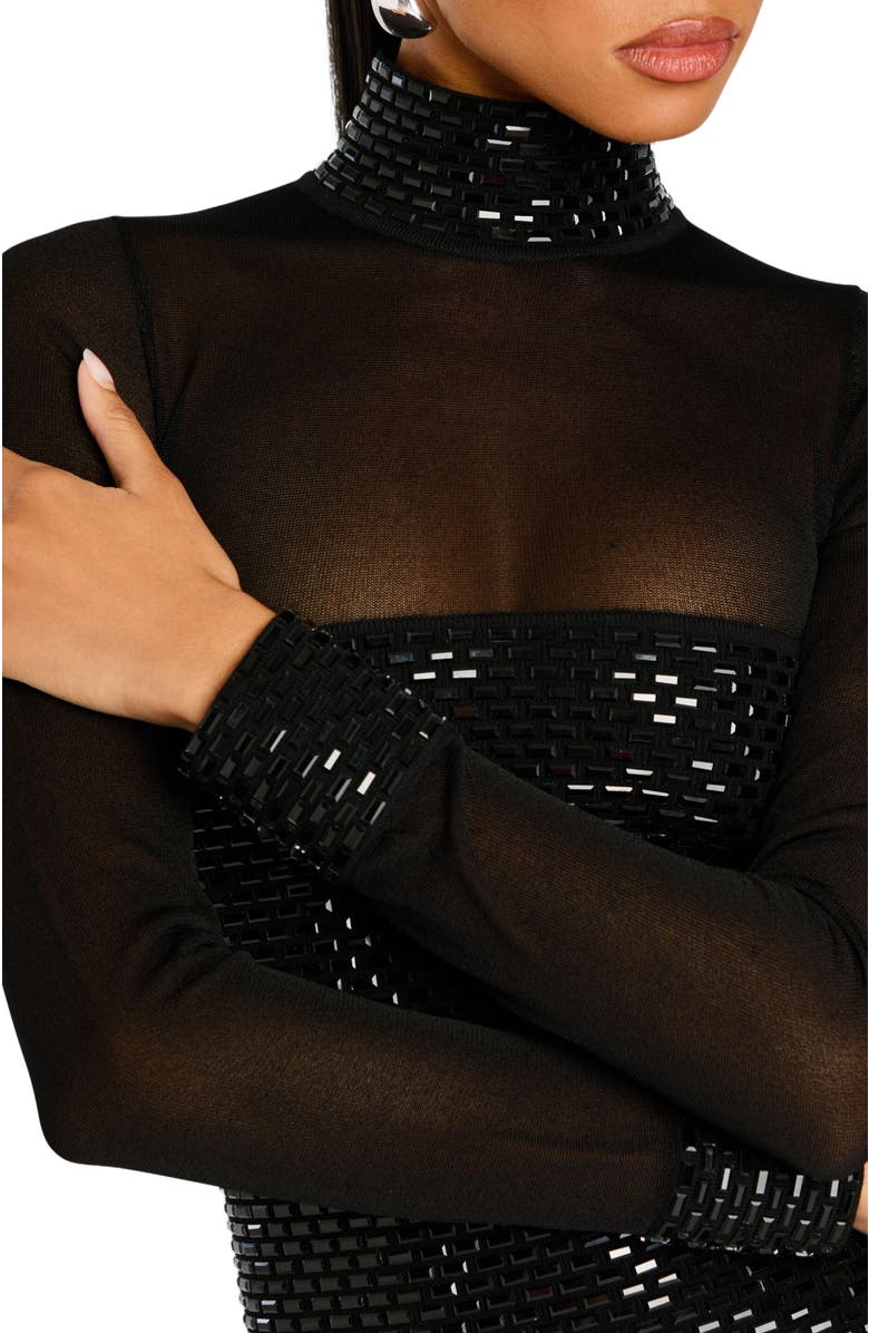 Retrofête Willow Embellished Dress, Alternate, color, 