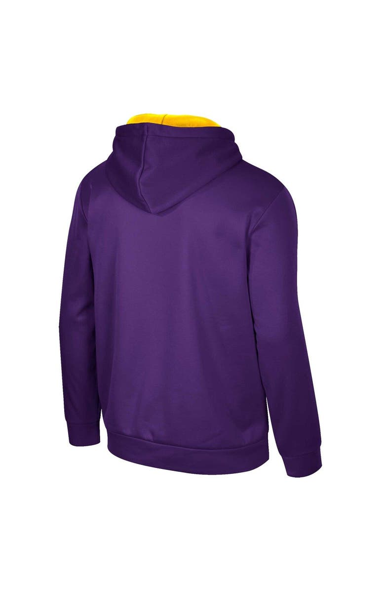 COLOSSEUM Men's Colosseum Purple LSU Tigers Reese Pullover Hoodie, Alternate, color, Purple
