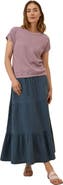 Pact Beachside Linen Short Sleeve Top Made with Organic Cotton