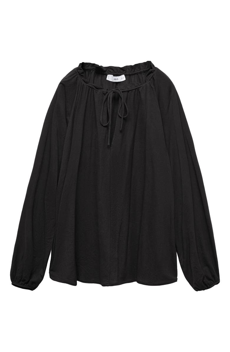 MANGO Puff Sleeve Shirt, Alternate, color,