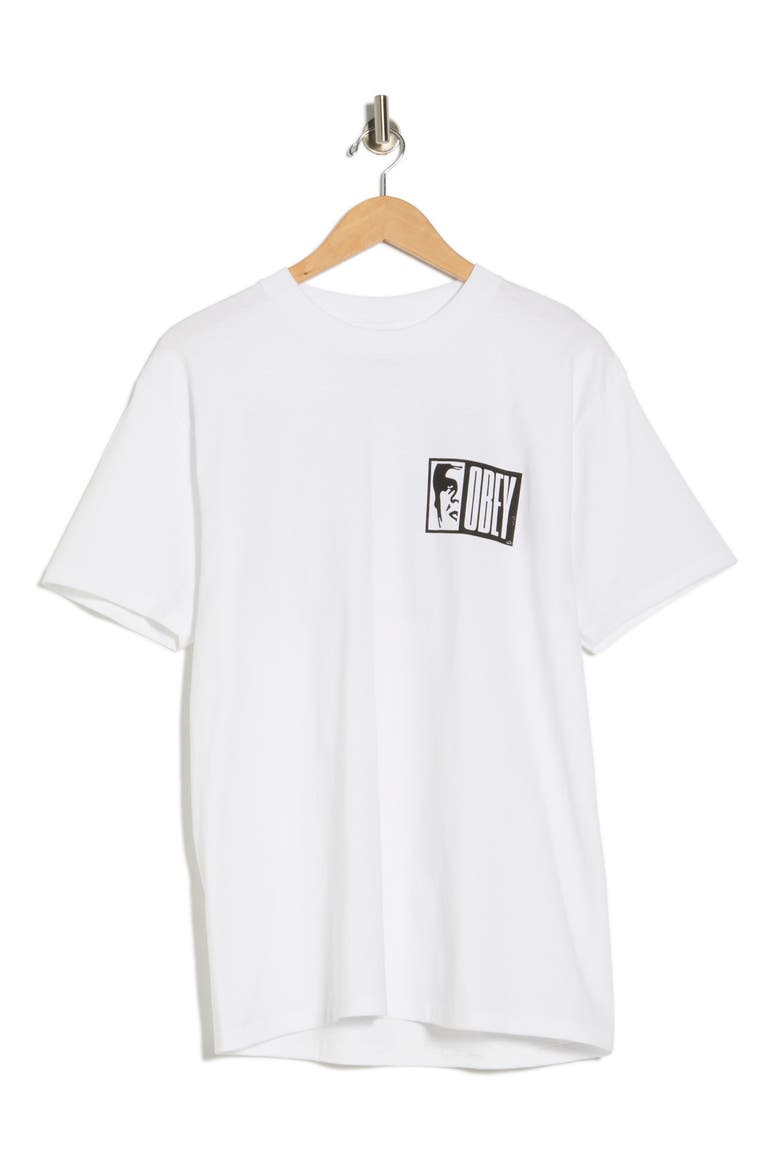 Half Icon Graphic T-Shirt, Alternate, color, WHITE
