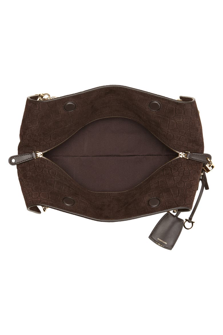 Extra Small Scarf East/West Bag, Alternate, color, TESTA DI MORO