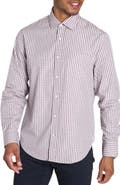 JACHS Hayati Check Cotton Button-Up Shirt