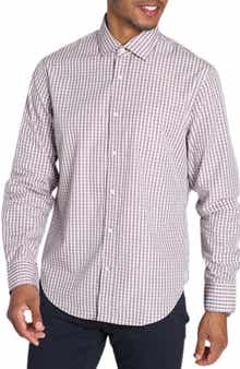 JACHS Hayati Check Cotton Button-Up Shirt