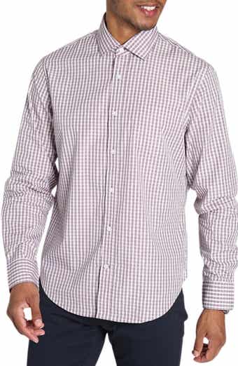 JACHS Hayati Check Cotton Button-Up Shirt