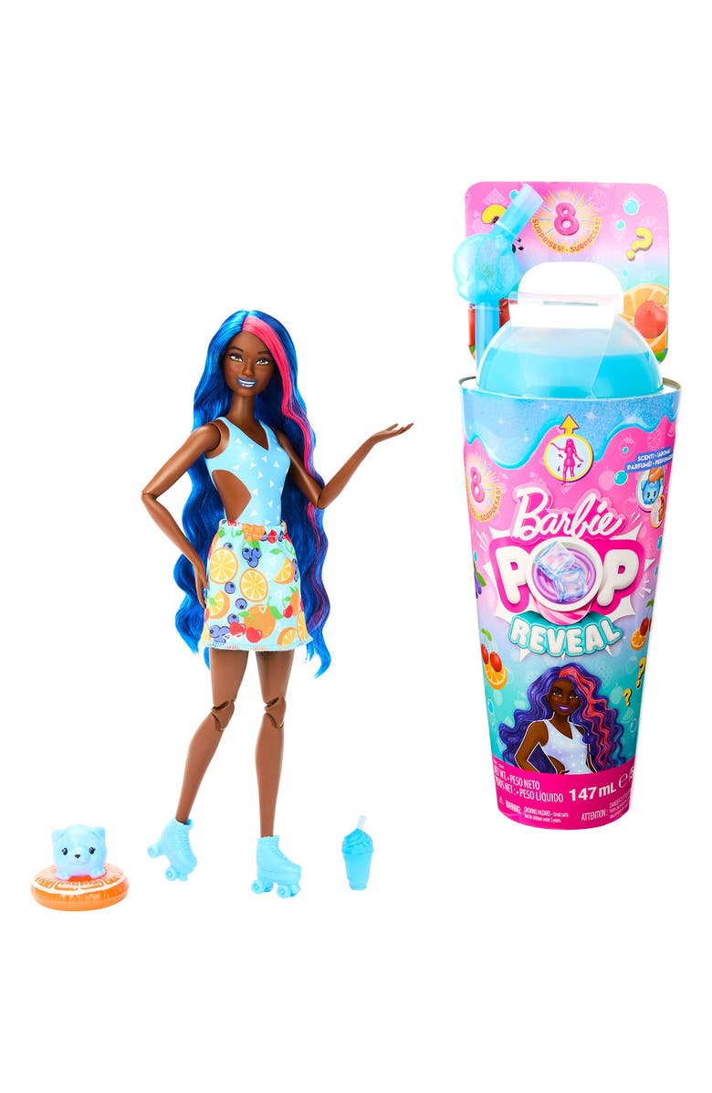 Barbie Pop Reveal<sup>™</sup> Fruit Series Doll with 8 Surprises, Main, color, 