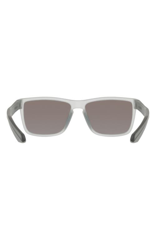 Dragon 58mm Rectangular Sunglasses In Matte Smoke/ Blue Mirror