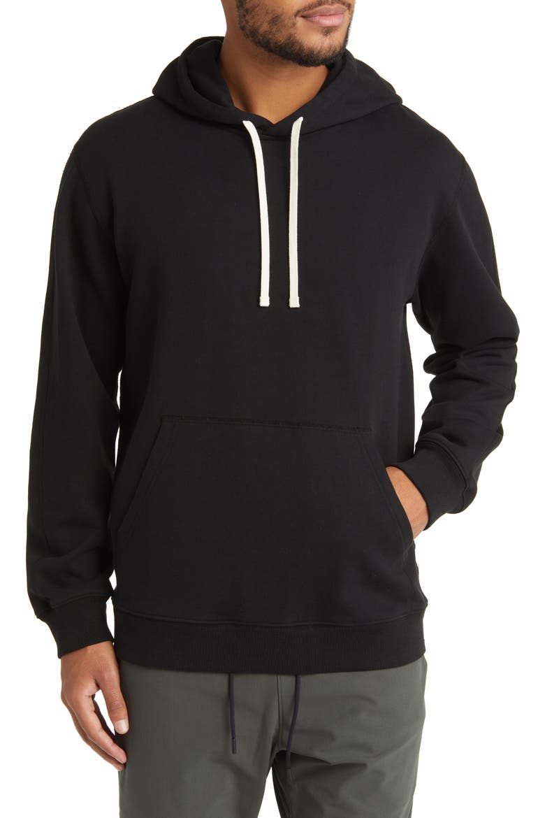 Midweight Terry Classic Hoodie, Main, color, BLACK