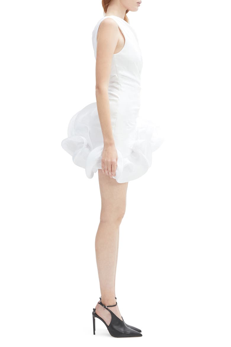 Silvania Ruffle Minidress, Alternate, color, ORCHID WHITE