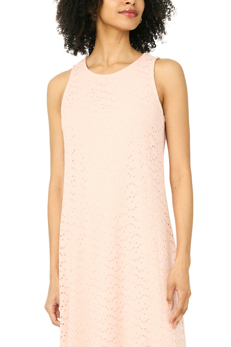 Eyelet Maxi Dress, Alternate, color, BRIGHT PERI