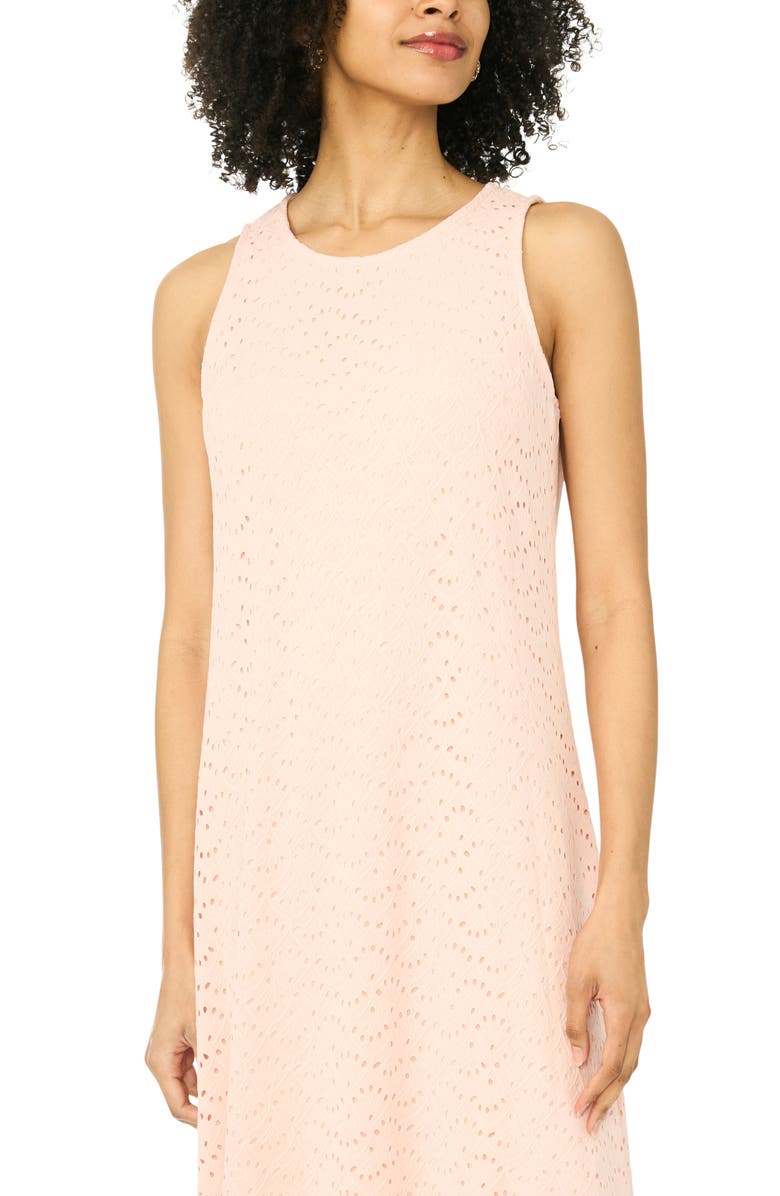 Vince Camuto Eyelet Maxi Dress, Alternate, color, Bright Peri