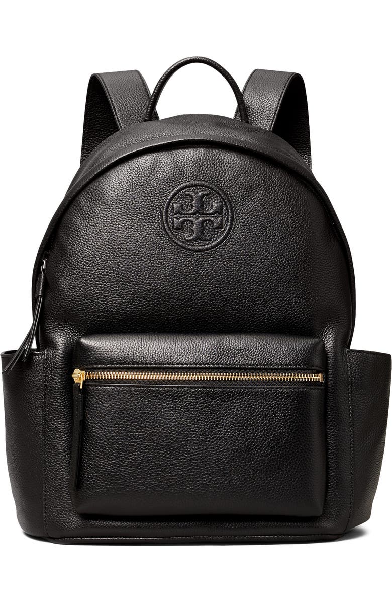 Tory Burch Perry Bombe Leather Backpack, Main, color,