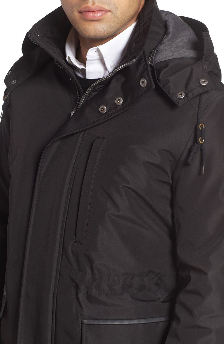 Cole Haan Insulated Water Resistant Car Coat, Alternate, color, 