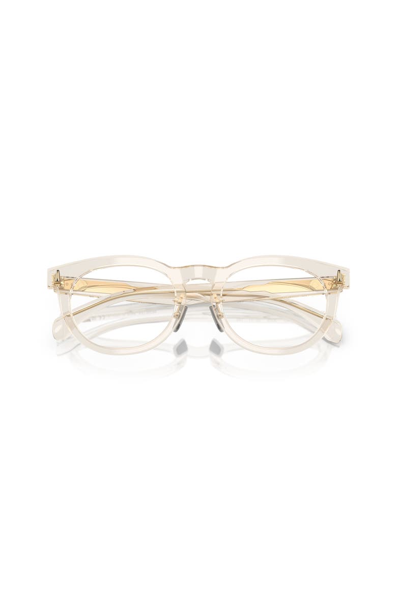 Moncler 50mm Phantos optical glasses, Alternate, color, White