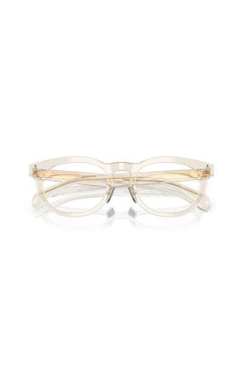 Moncler 50mm Phantos Optical Glasses In Gold