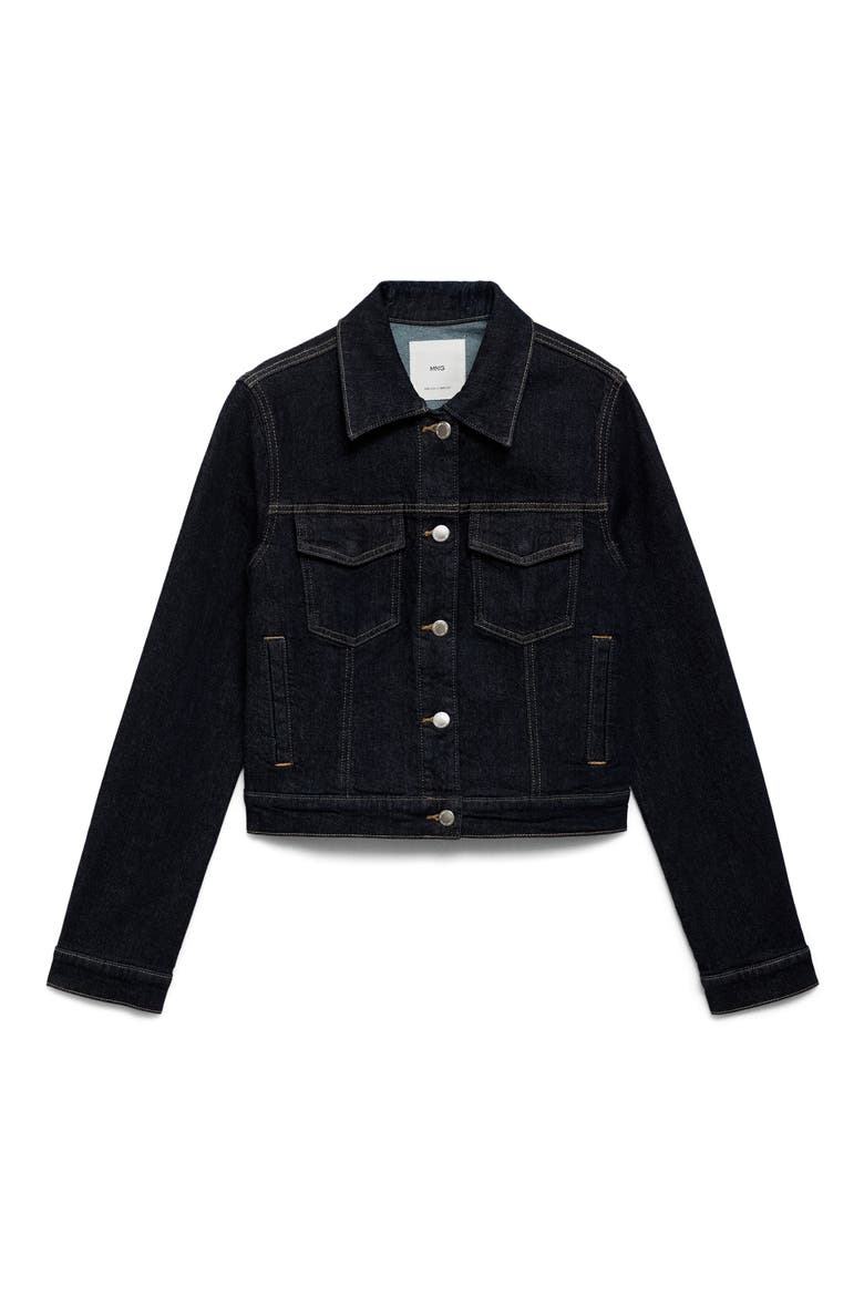 Denim Jacket with Pockets, Alternate, color, BLUE