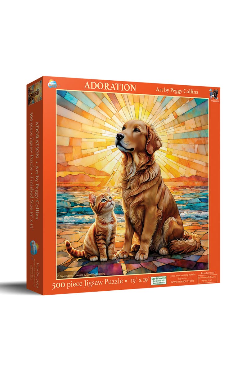 Sunsout Adoration 500 piece Jigsaw Puzzle for Adults, Main, color, Multicolor