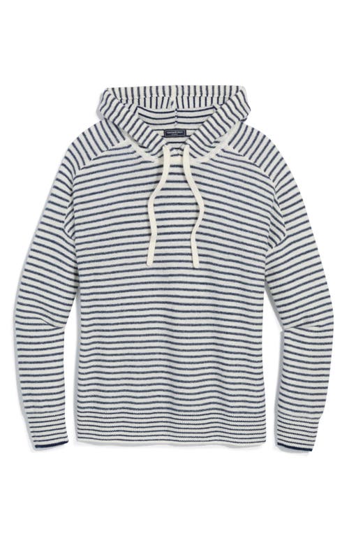 Vineyard Vines Stipe Cashmere Hoodie Sweater